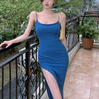 High Split Senior Medium Long Package Hip Slim Skirt nowadaysfashion