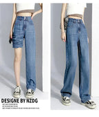 High Street Mopping Trousers Loose Straight Pants nowadaysfashion