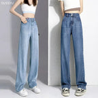 High Street Mopping Trousers Loose Straight Pants nowadaysfashion