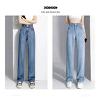 High Street Mopping Trousers Loose Straight Pants nowadaysfashion