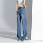 High Street Mopping Trousers Loose Straight Pants nowadaysfashion