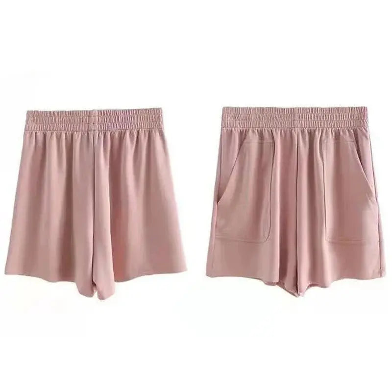 High Waist Pants With Pocket Yoga Shorts Women Sports Short Bottoms nowadaysfashion