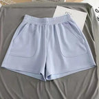 High Waist Pants With Pocket Yoga Shorts Women Sports Short Bottoms nowadaysfashion