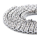 Hip Hop 1 Row Alloy Tennis Chain Necklace nowadaysfashion