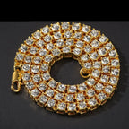 Hip Hop 1 Row Alloy Tennis Chain Necklace nowadaysfashion