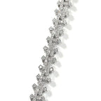 Hip-hop 11.5MM zircon-encrusted cross bracelet nowadaysfashion