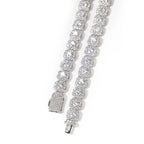 Hip-hop 9mm square rock candy zircon bracelet nowadaysfashion