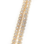 Hip-hop 9mm square rock candy zircon bracelet nowadaysfashion