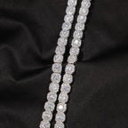 Hip-hop 9mm zircon-encrusted rock candy bracelet nowadaysfashion
