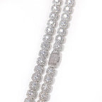 Hip-hop 9mm zircon-encrusted rock candy bracelet nowadaysfashion