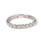Hip-hop 9mm zircon-encrusted rock candy bracelet nowadaysfashion