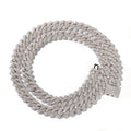 Hip-hop bar-style Cuban zircon-encrusted necklace nowadaysfashion
