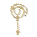 Hip Hop Beaded Zirconia Cross Necklace nowadaysfashion