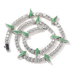 Hip-hop Black Panther zircon tennis chain nowadaysfashion
