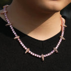 Hip-hop Black Panther zircon tennis chain nowadaysfashion