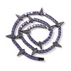 Hip-hop Black Panther zircon tennis chain nowadaysfashion