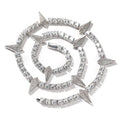 Hip-hop Black Panther zircon tennis chain nowadaysfashion