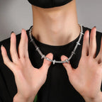 Hip-hop Black Panther zircon tennis chain nowadaysfashion