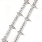 Hip-hop Black Panther zircon tennis chain nowadaysfashion