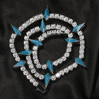 Hip-hop Black Panther zircon tennis chain nowadaysfashion