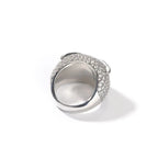 Hip-hop creative owl zircon-encrusted ring nowadaysfashion