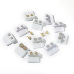 Hip Hop diamond-encrusted 925 silver stud earrings nowadaysfashion