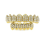 Hip-hop diamond-encrusted and gold-plated teeth grillz nowadaysfashion