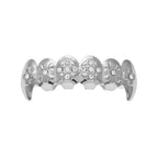 Hip-hop diamond-encrusted and gold-plated teeth grillz nowadaysfashion
