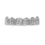 Hip-hop diamond-encrusted and gold-plated teeth grillz nowadaysfashion