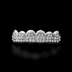 Hip-hop diamond-encrusted and gold-plated teeth grillz nowadaysfashion