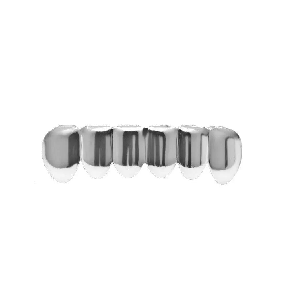 Hip-hop diamond-encrusted and gold-plated teeth grillz nowadaysfashion