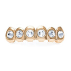 Hip-hop diamond-encrusted and gold-plated teeth grillz nowadaysfashion
