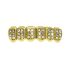 Hip-hop diamond-encrusted and gold-plated teeth grillz nowadaysfashion