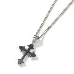 Hip-Hop Diamond-Encrusted Zircon Cross Necklace nowadaysfashion