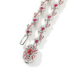 Hip-hop exaggerated spiky parasitic red-eyed thorn diamond-encrusted necklace nowadaysfashion