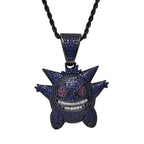 Hip Hop Fierce Shark Inlaid Zircon Pendant Charm Trend Necklace nowadaysfashion