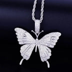 Hip Hop Fierce Shark Inlaid Zircon Pendant Charm Trend Necklace nowadaysfashion