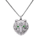 Hip Hop Fierce Shark Inlaid Zircon Pendant Charm Trend Necklace nowadaysfashion