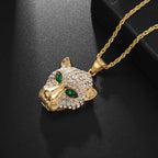 Hip Hop Fierce Shark Inlaid Zircon Pendant Charm Trend Necklace nowadaysfashion