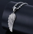 Hip Hop Fierce Shark Inlaid Zircon Pendant Charm Trend Necklace nowadaysfashion