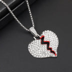 Hip Hop Fierce Shark Inlaid Zircon Pendant Charm Trend Necklace nowadaysfashion