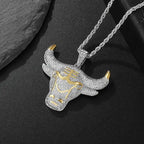 Hip Hop Fierce Shark Inlaid Zircon Pendant Charm Trend Necklace nowadaysfashion
