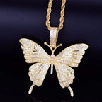 Hip Hop Fierce Shark Inlaid Zircon Pendant Charm Trend Necklace nowadaysfashion