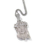 Hip Hop  Iced Out CZ Jesus Piece Pendant Necklace nowadaysfashion