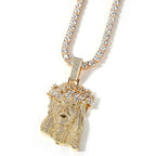 Hip Hop  Iced Out CZ Jesus Piece Pendant Necklace nowadaysfashion