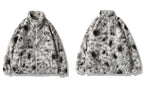 Hip Hop Jacket Streetwear Tie Dye Heart Fuzzy Jackets Warm Coats nowadaysfashion