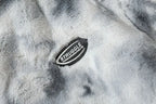 Hip Hop Jacket Streetwear Tie Dye Heart Fuzzy Jackets Warm Coats nowadaysfashion