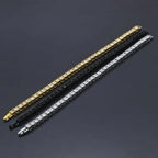 Hip Hop Jewelry Full Rhinestone 5mm Tennis Chain One Row Bracelet nowadaysfashion