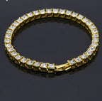 Hip Hop Jewelry Full Rhinestone 5mm Tennis Chain One Row Bracelet nowadaysfashion
