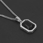 Hip-Hop Mini Diamond Pendant Necklace nowadaysfashion